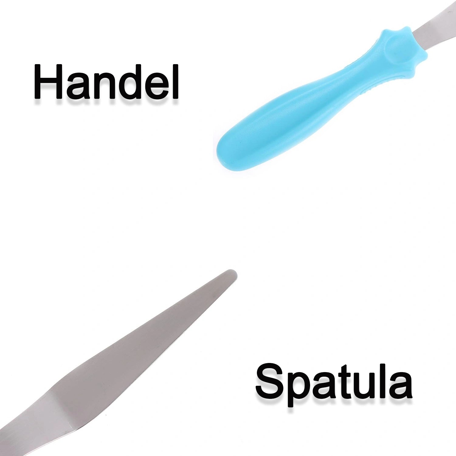 Stainless steel cake spatula set – 3 pc