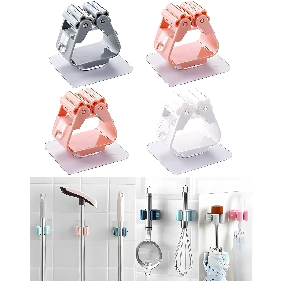 Magic Sticker Mop & Broom Holder - Home Improvement