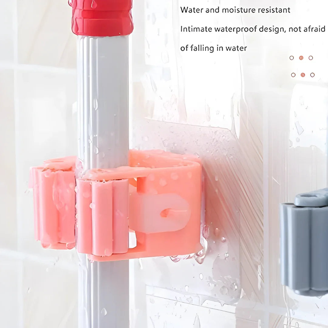 Magic Sticker Mop & Broom Holder - Home Improvement