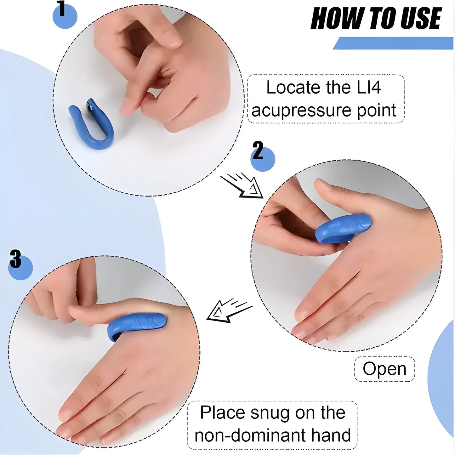 Magnetic Migraine Relief Clip - Health & Personal Care