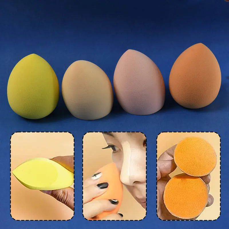 Makeup Sponges (4 Pcs Set With Case) - Health Care