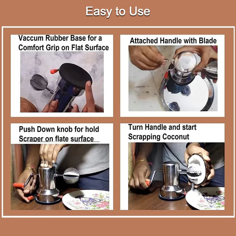 Best manual coconut scrapers machine - food peelers | 2025 | fast shipping