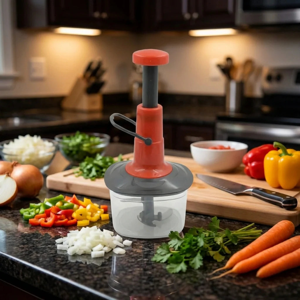 Best manual press fruit vegetable chopper - kitchen slicers | 2026 | fast shipping