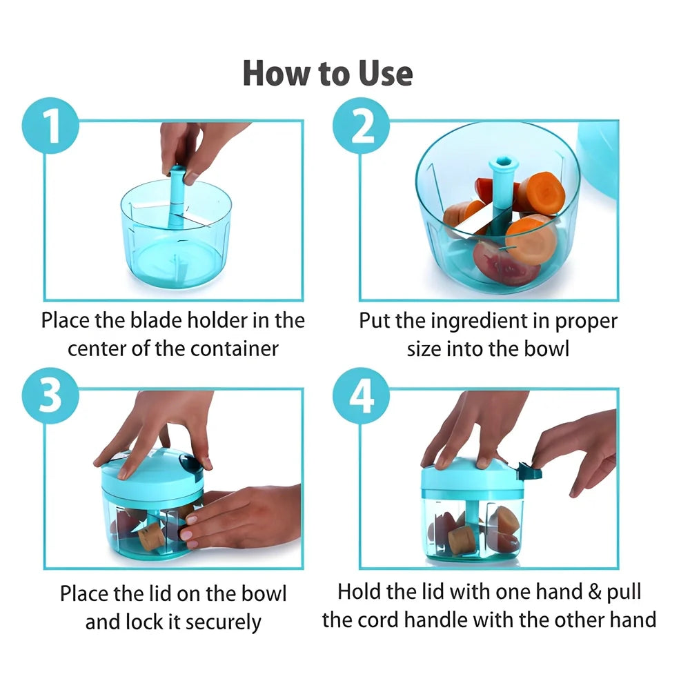 Best manual quick pull chopper - kitchen slicers | 2025 | fast shipping