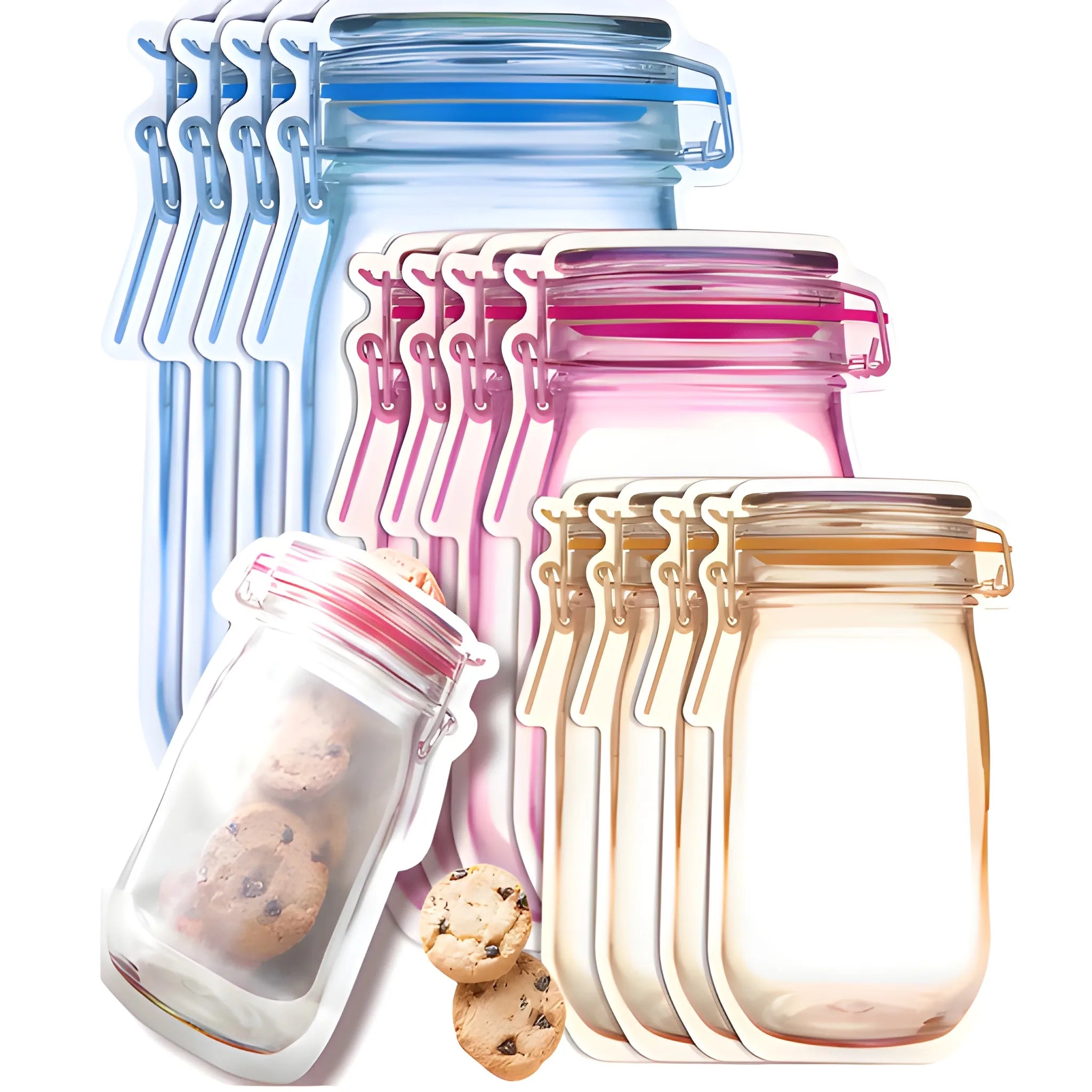 Mason Jar Zipper Pouches - Home & Kitchen