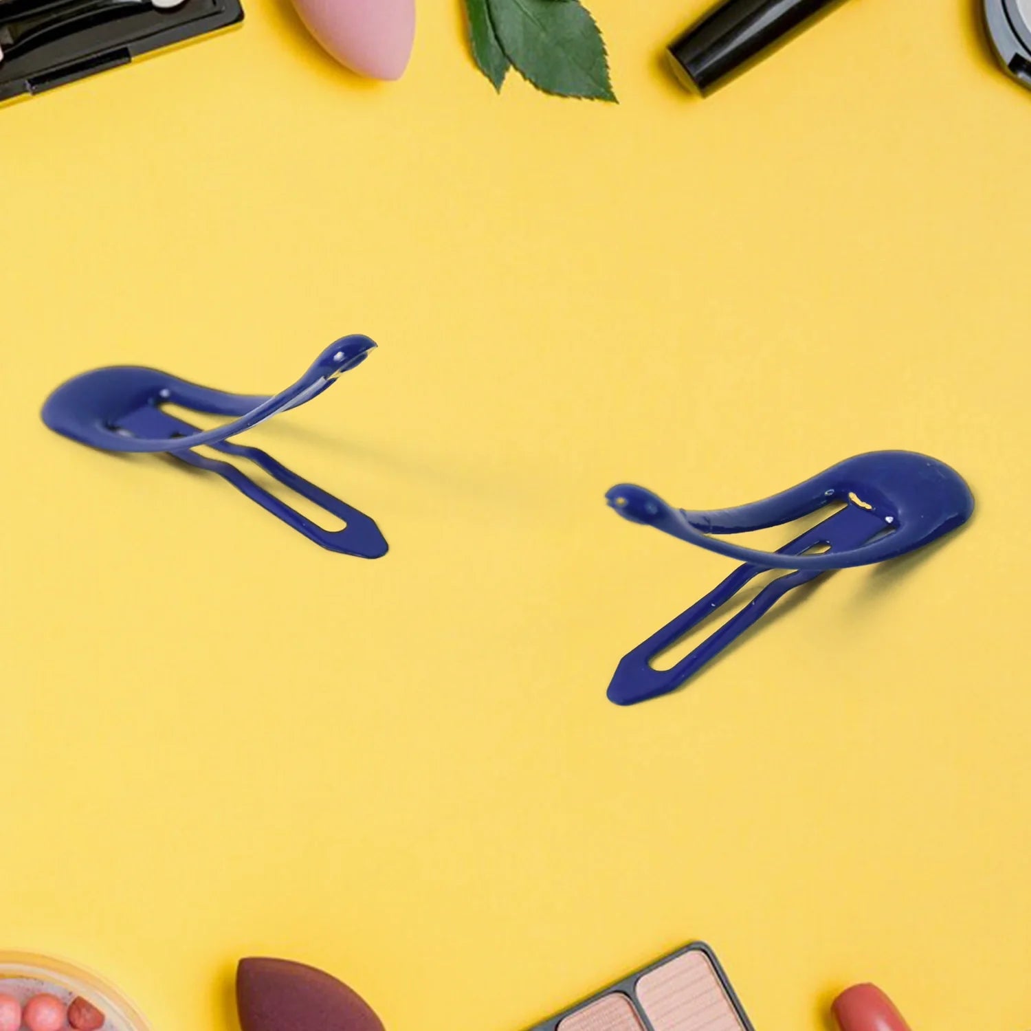 Matte Metal Hair Clips – 12 Pcs - Health & Beauty