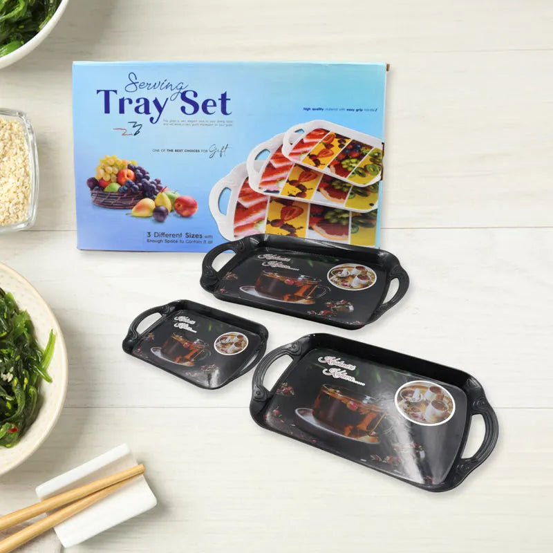 Best melamine serving tray set of 3 - 2025 | fast shipping