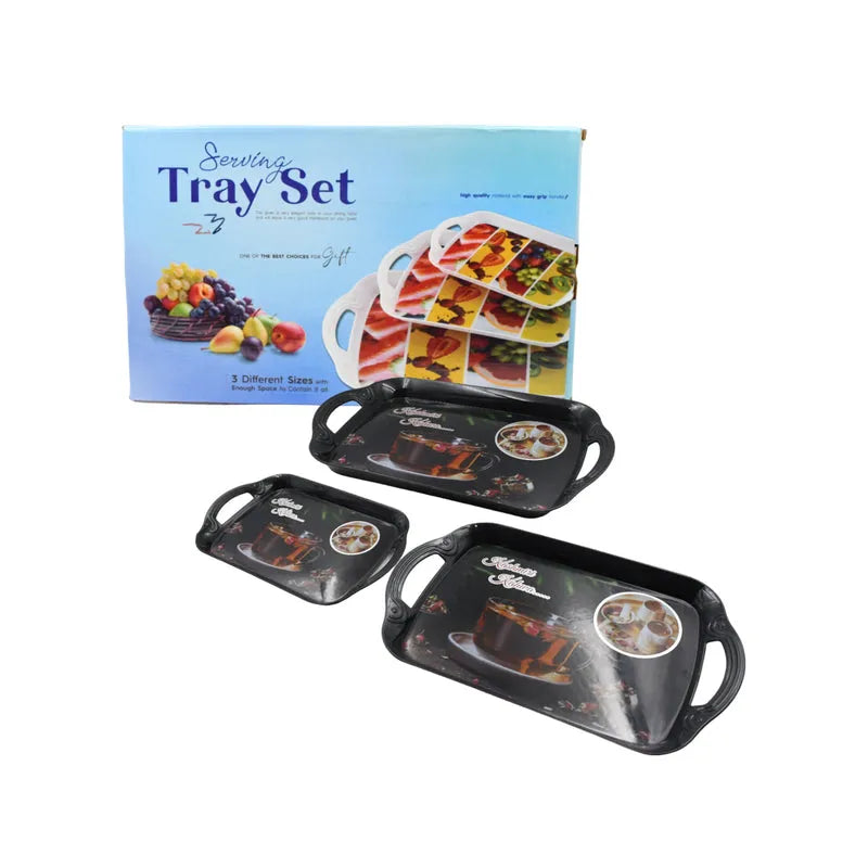 Best melamine serving tray set of 3 - 2025 | fast shipping