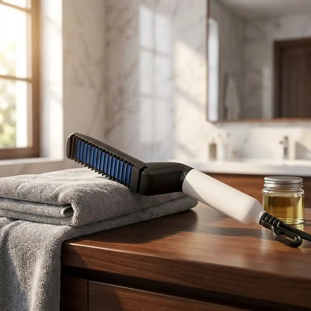 Best mens beard and hair curling straightener - straightening brushes | 2026 | fast shipping
