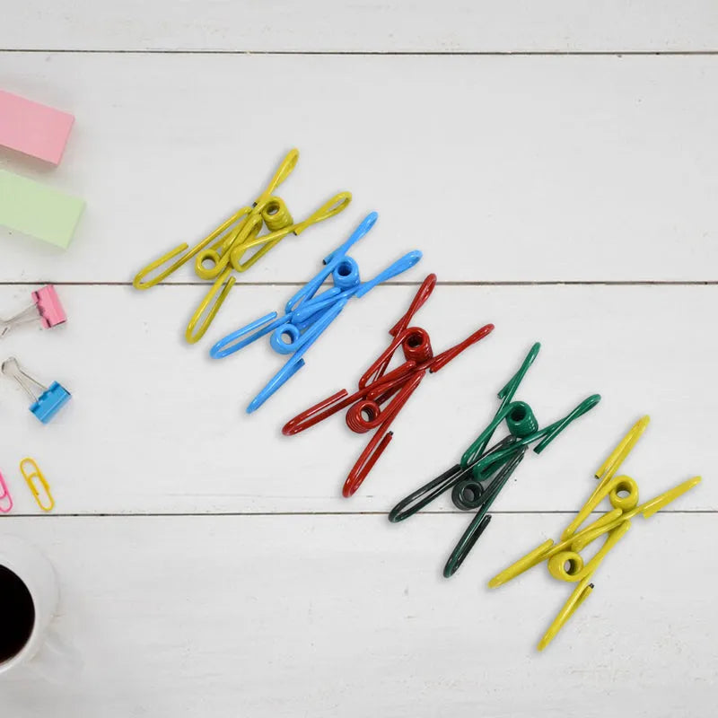 Metal Clothes Pins Clips (5 Pcs Set) - Home Improvement
