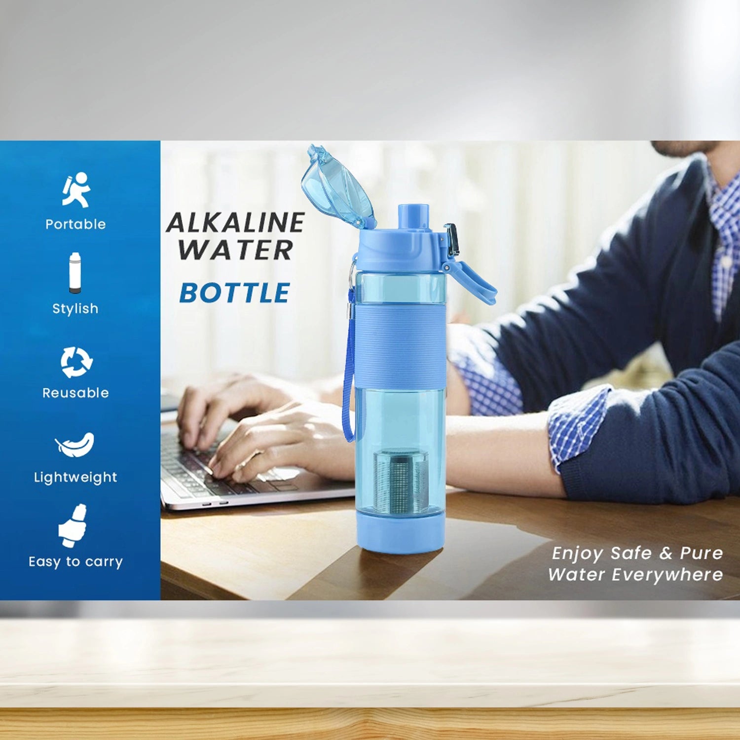 Best alkaline antioxidant water bottle - filters | 2025 | fast shipping