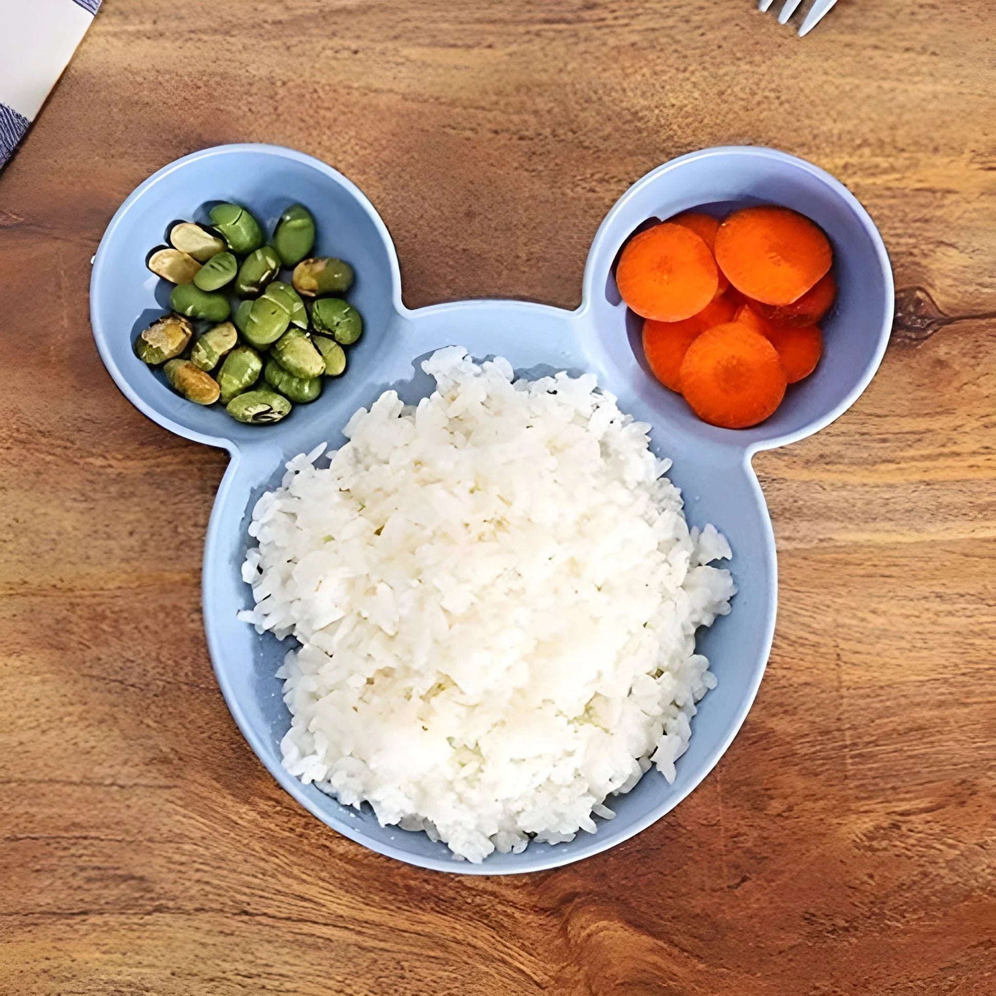 Mickey Shaped Kidssnack Serving Sectioned Plate - Home & Kitchen