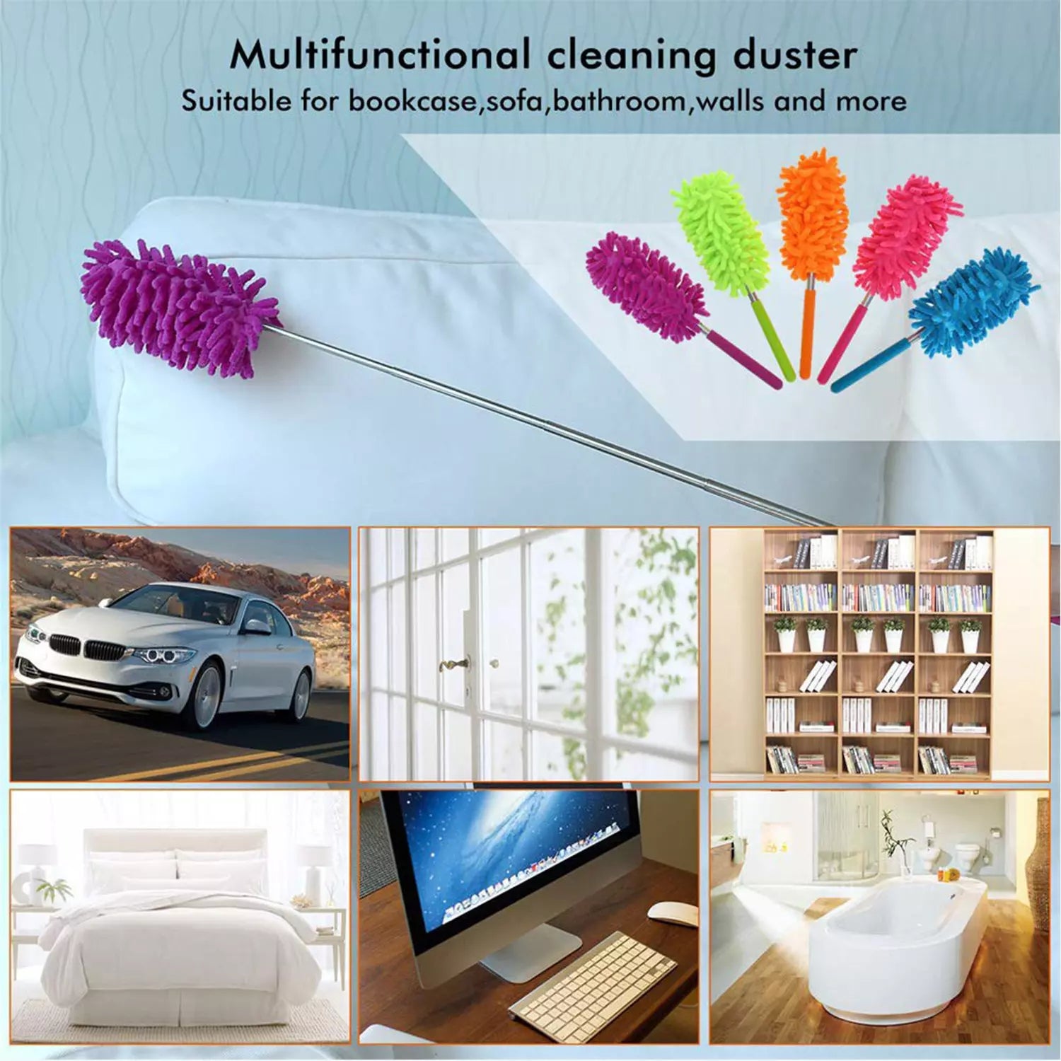 Best microfiber cleaning duster with handle - dusters | 2025 | fast shipping