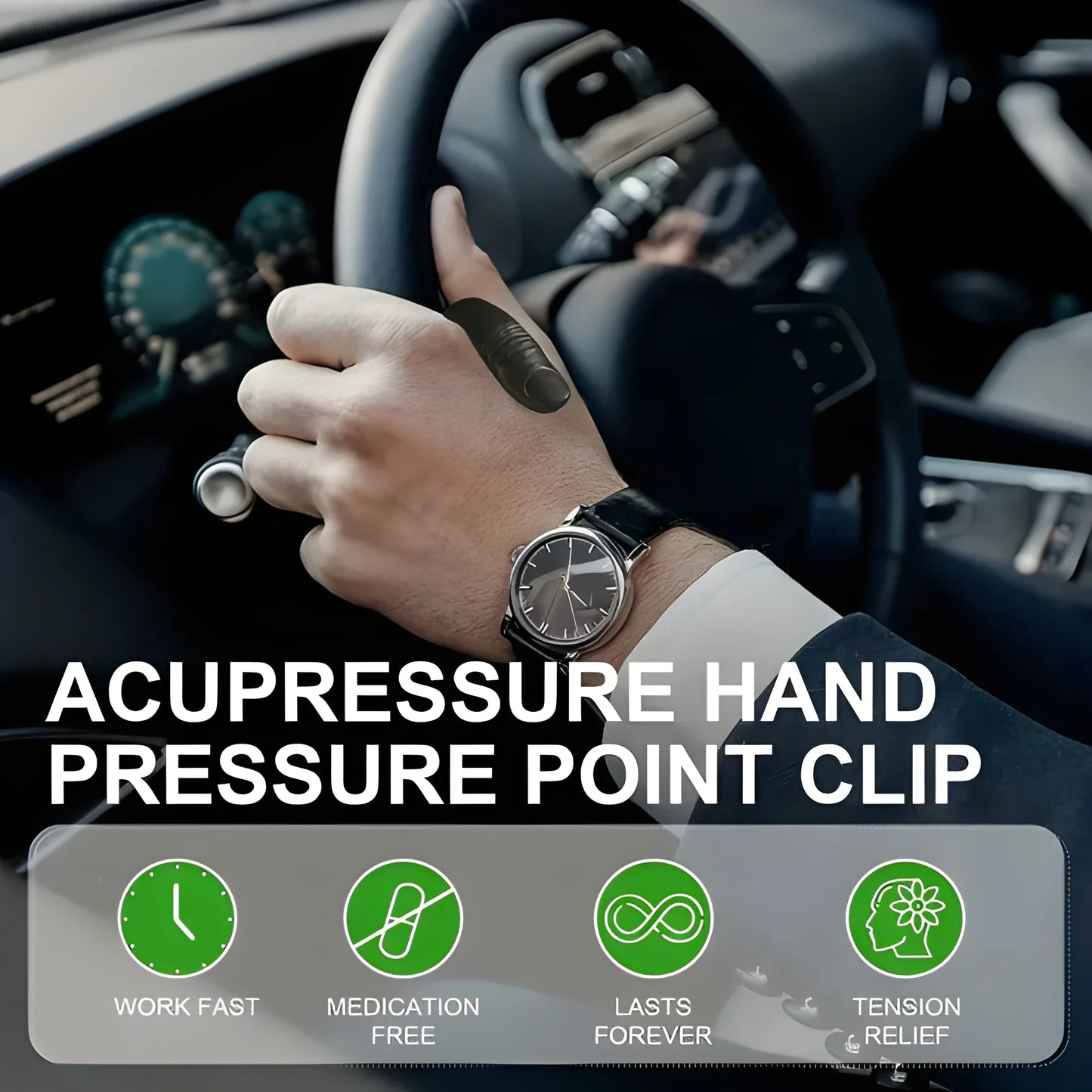 Best migraine relief acupressure clip - manual massage tools | 2025 | fast shipping