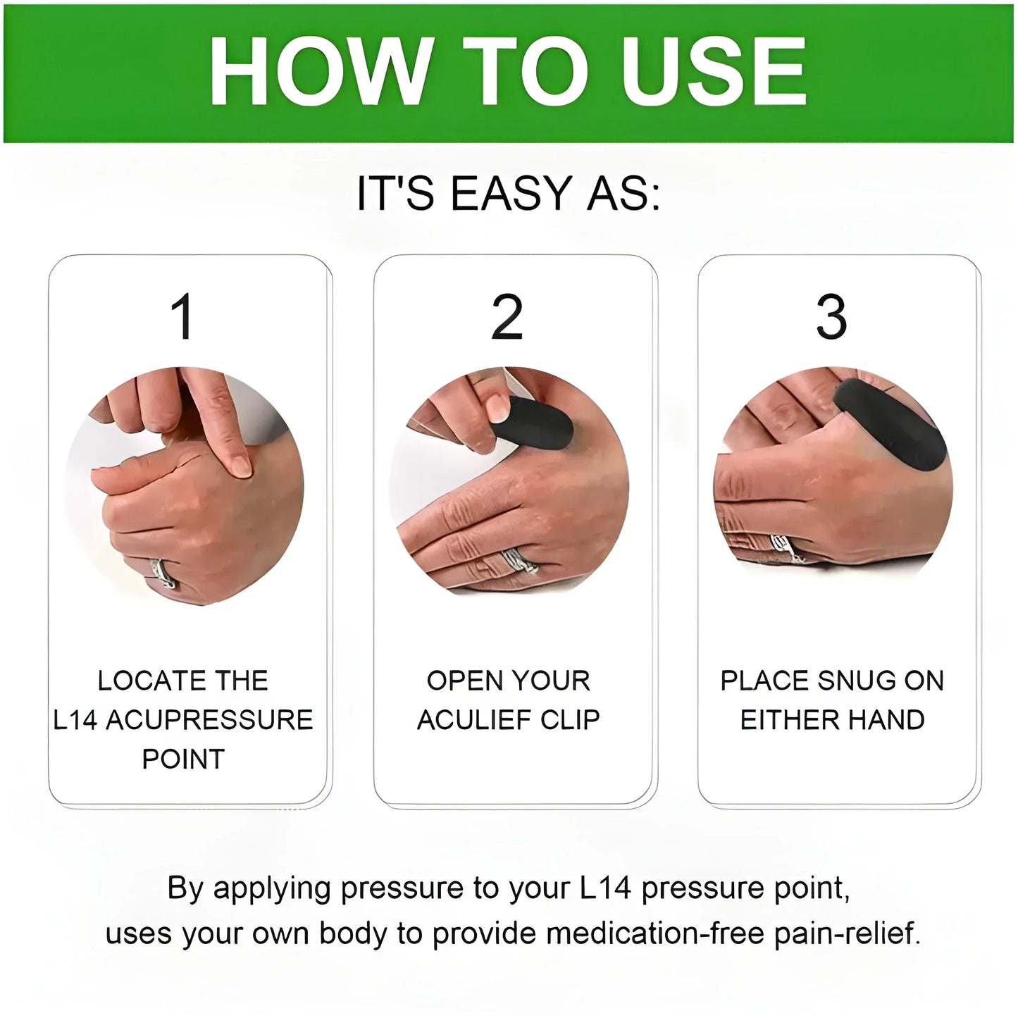 Best migraine relief acupressure clip - manual massage tools | 2025 | fast shipping