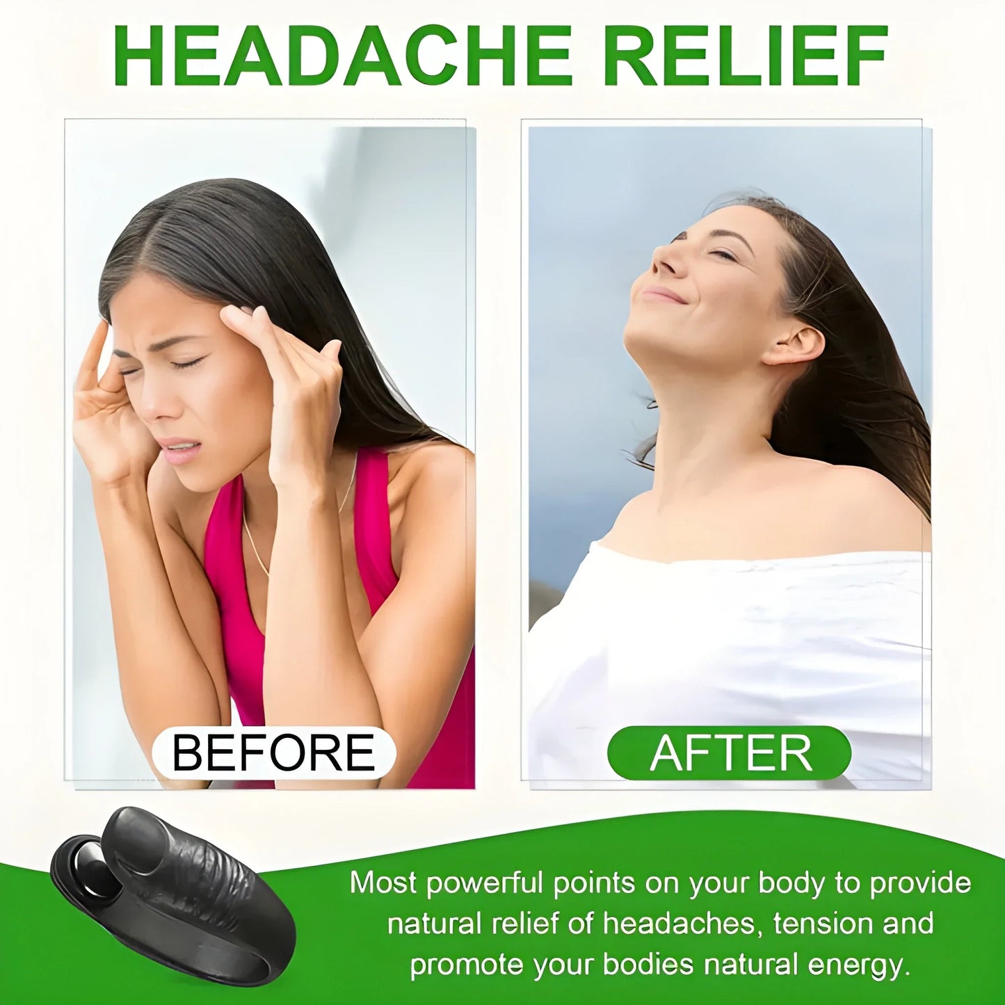 Best migraine relief acupressure clip - manual massage tools | 2025 | fast shipping