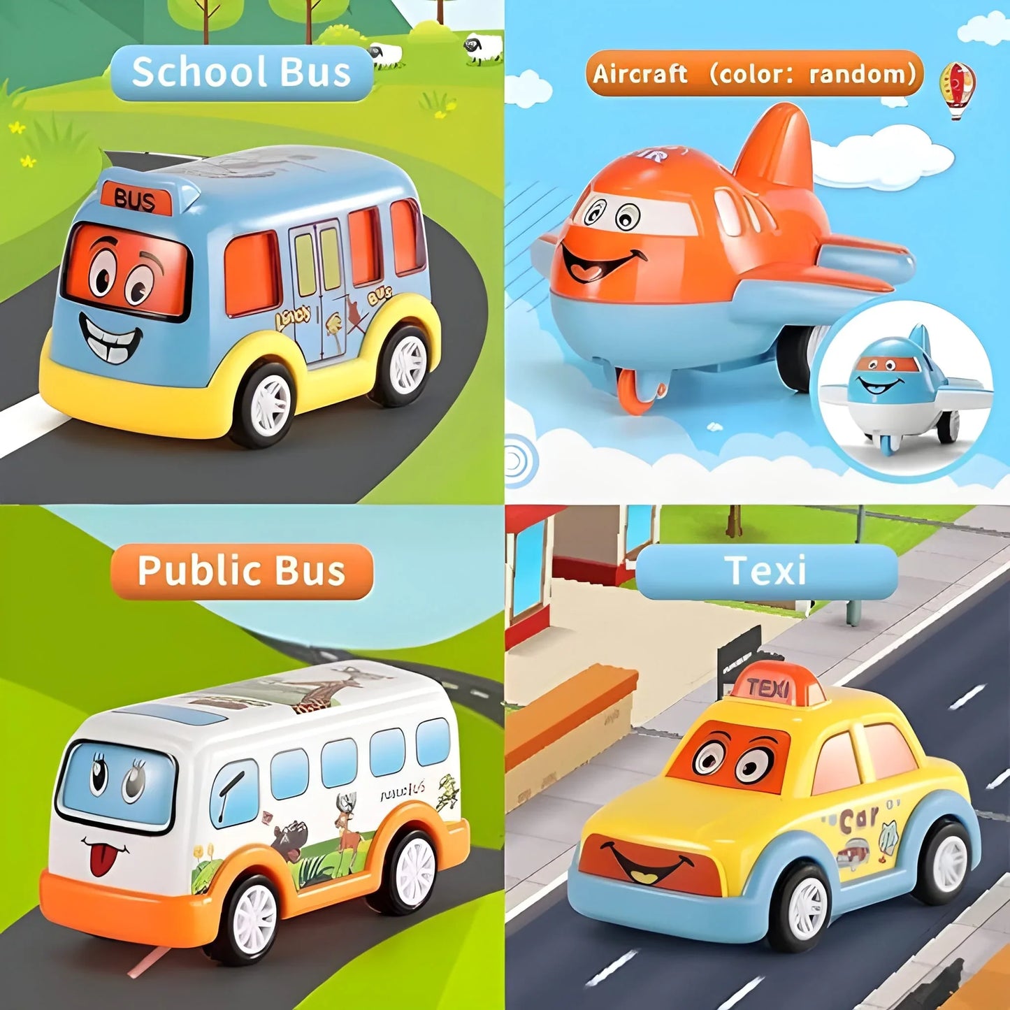 Best mini car aeroplane plastic cartoon toys - & games | 2025 | fast shipping