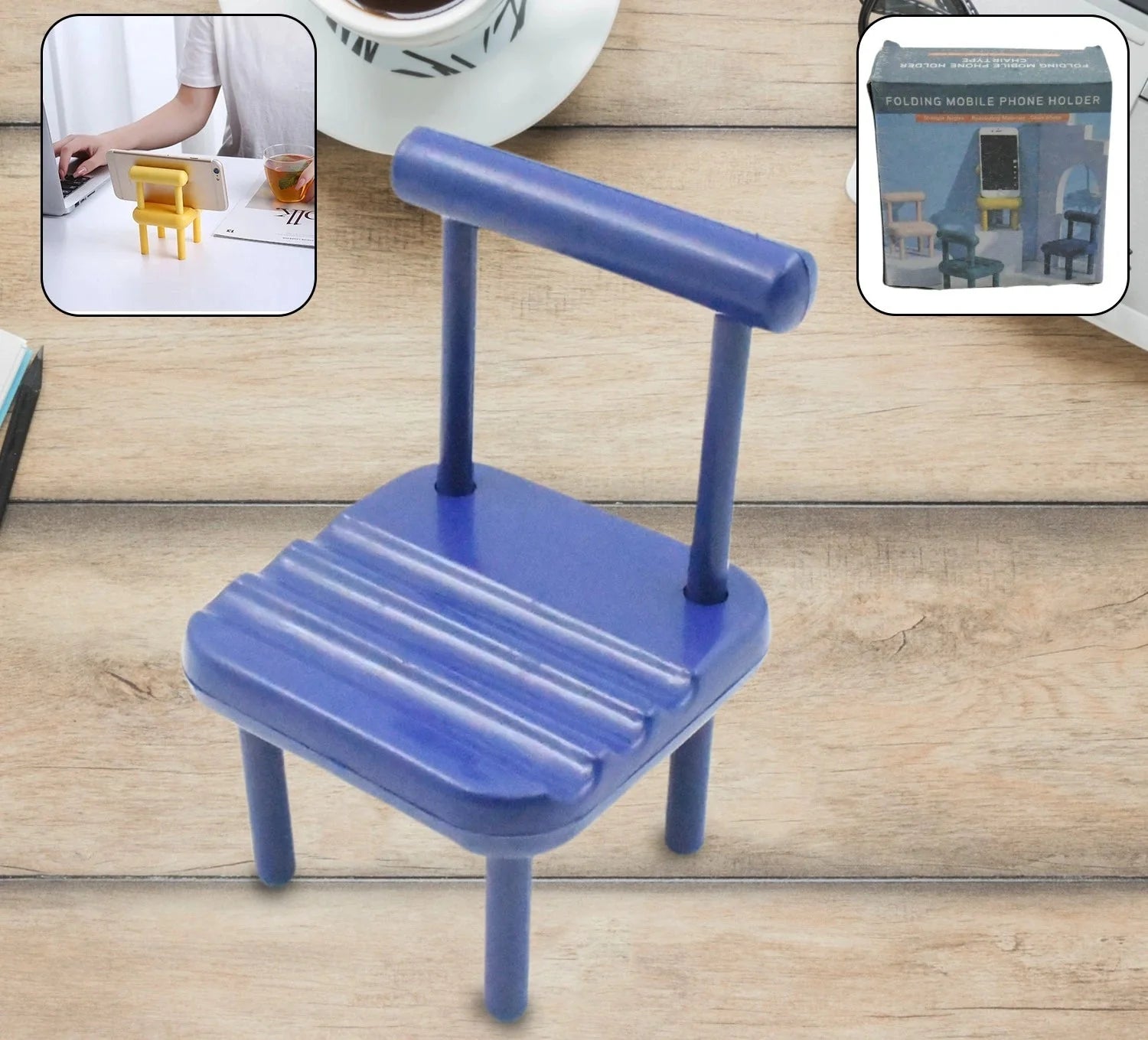 Mini Chair Phone Holder – 1 Pc - Mobile Accessories
