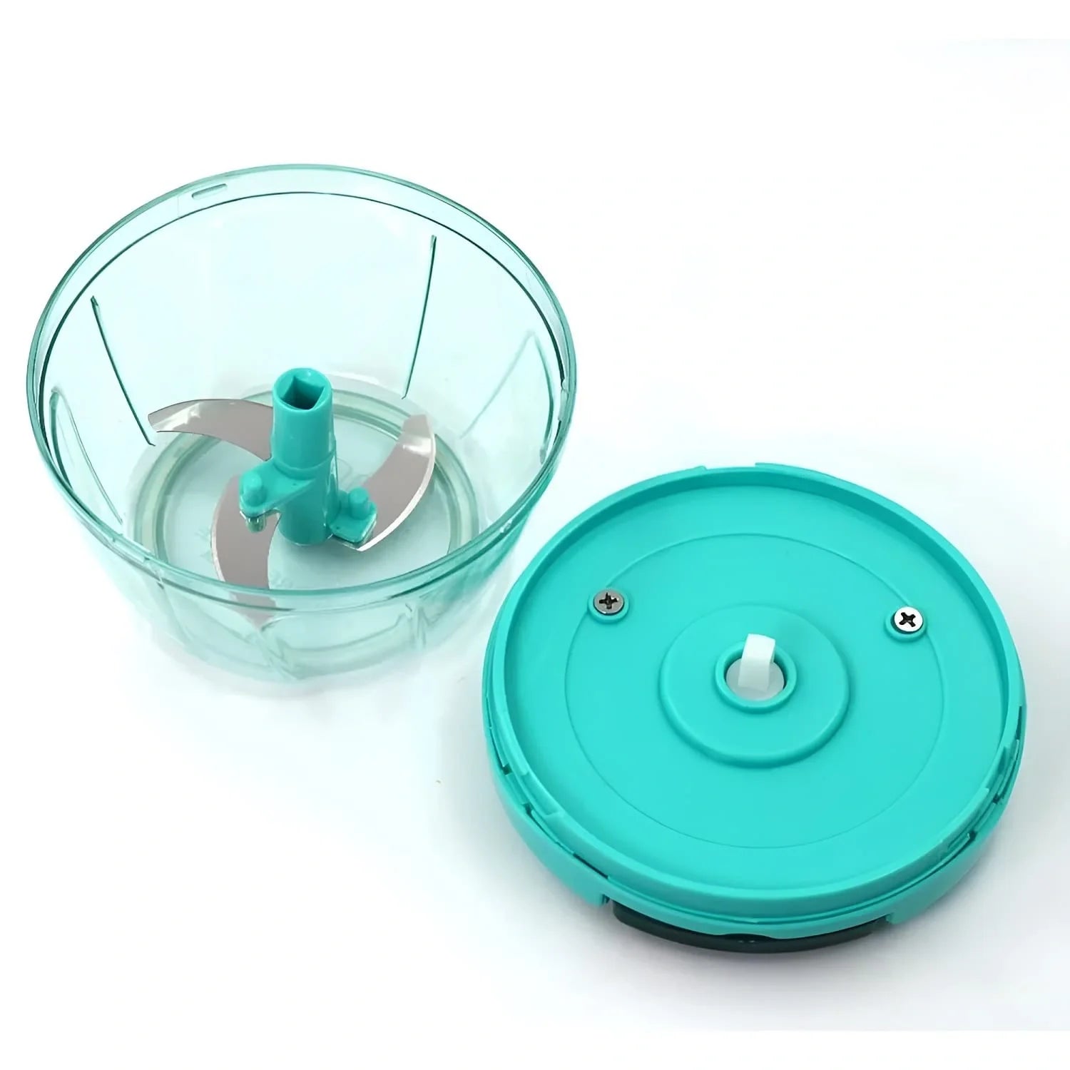 Mini Plastic Vegetable Chopper – 550ml - Home & Kitchen