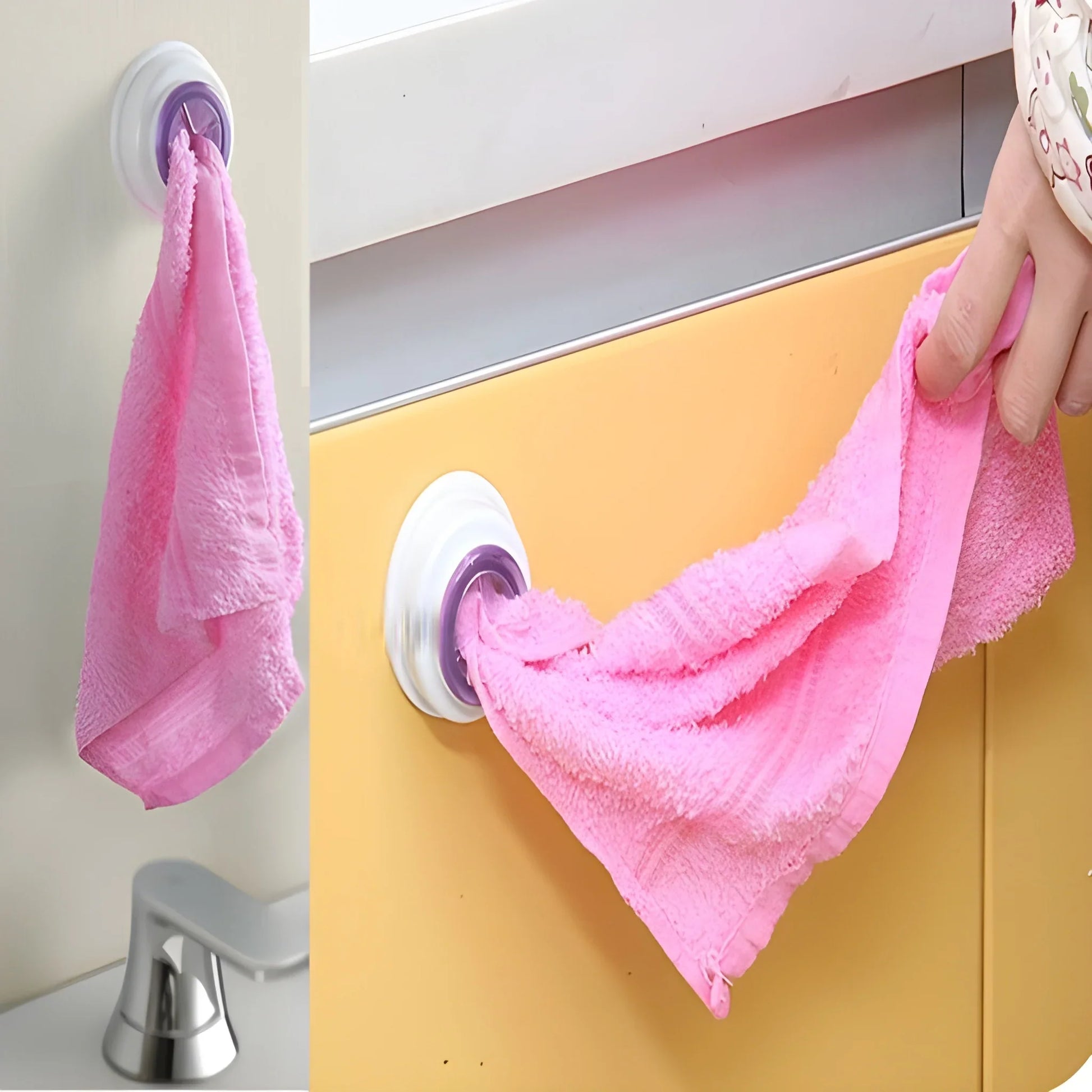 Mini Space-Saving Towel Holder - Home Improvement