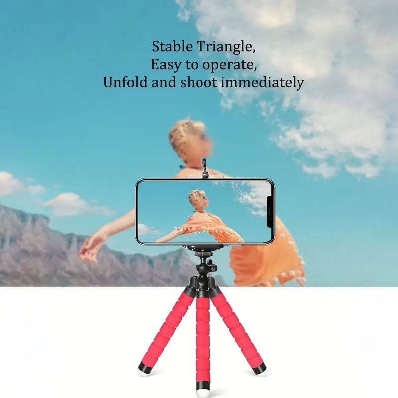 Mini Tripod Flexible Stand (1 Pc) - Mobile Accessories