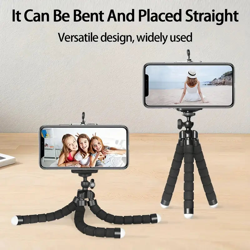 Mini Tripod Flexible Stand (1 Pc) - Mobile Accessories