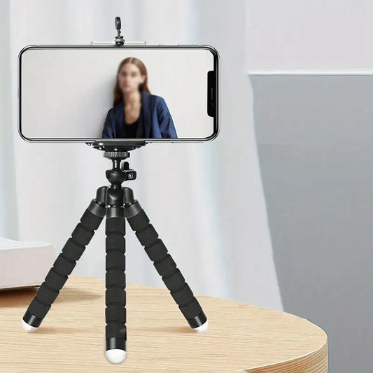 Mini Tripod Flexible Stand (1 Pc) - Mobile Accessories