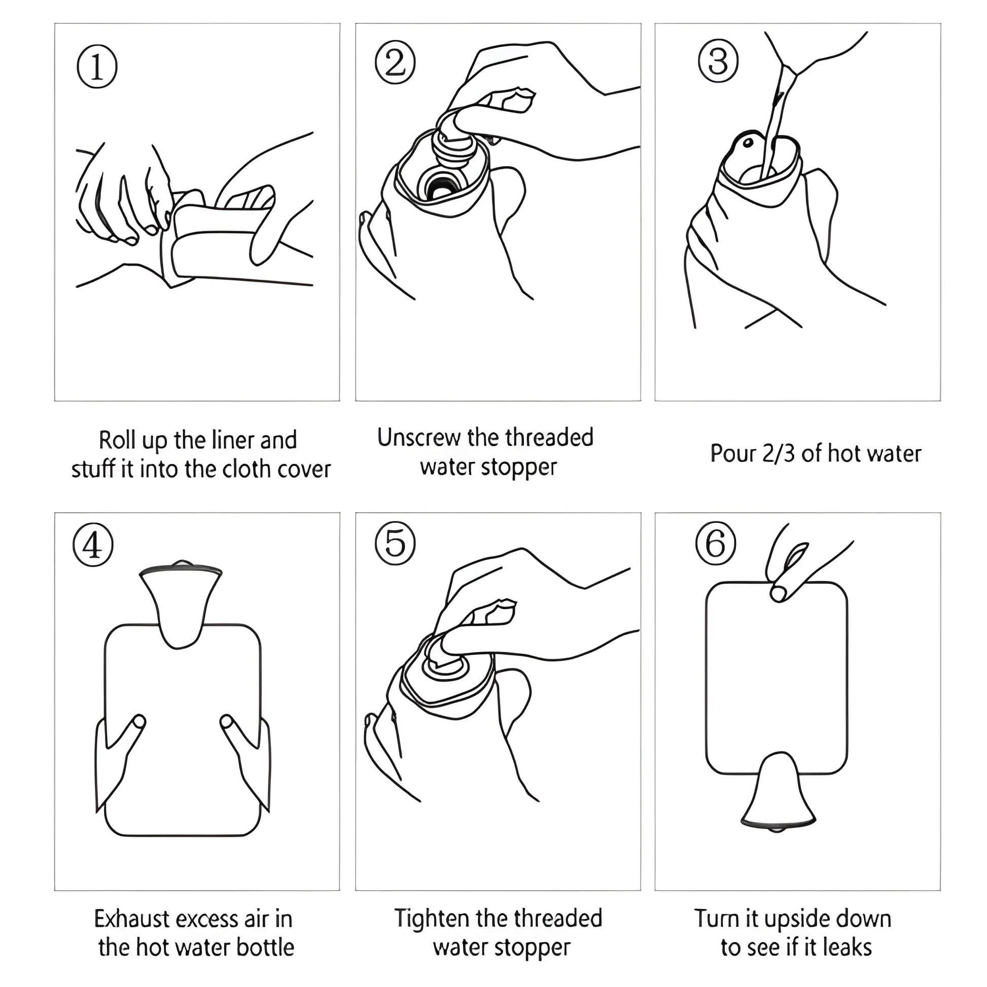 Mix Design Printed Small Hot Water Bag - Health & Personal Care