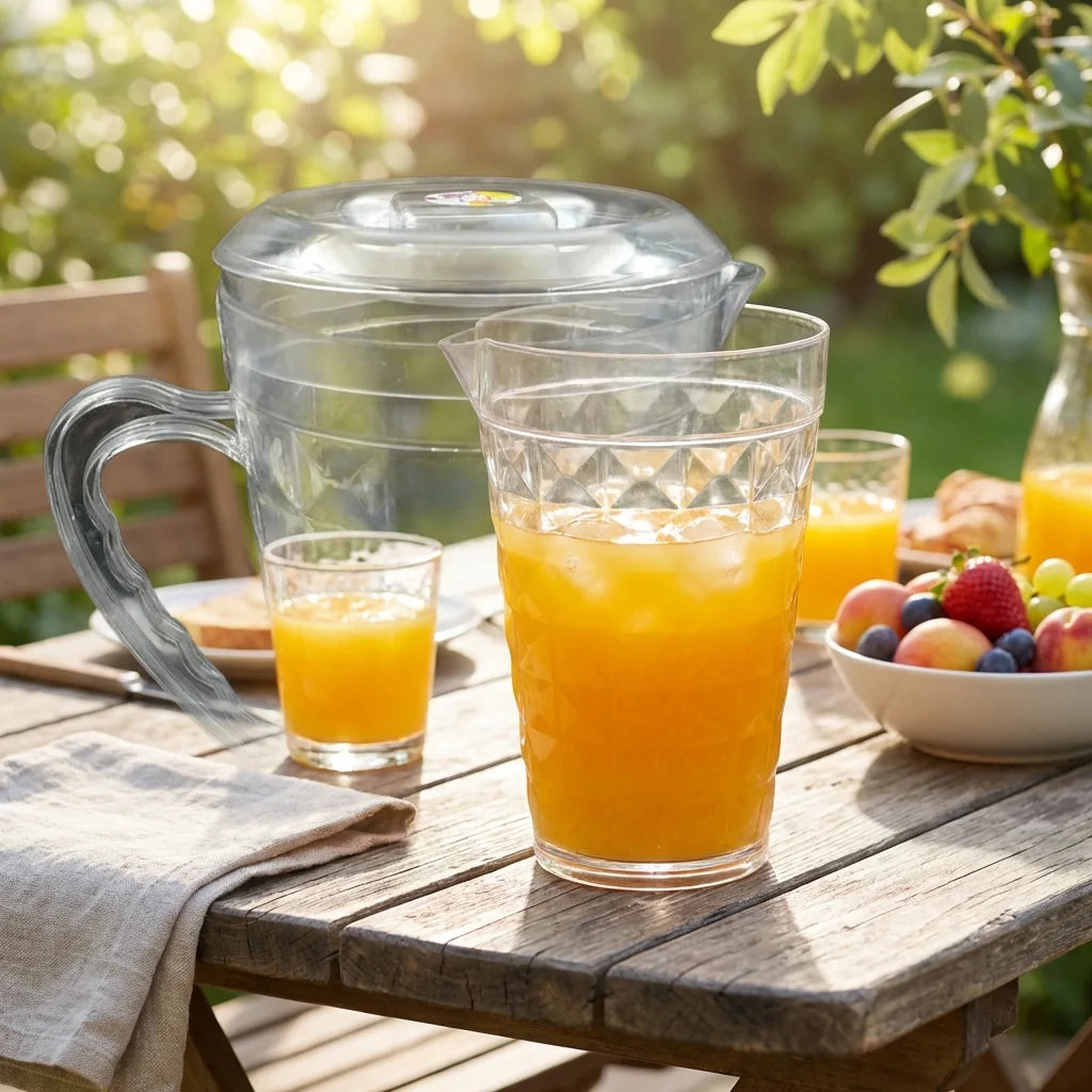 Best mocktail plastic jug with lid - serving pitchers & carafes | 2026 | fast shipping