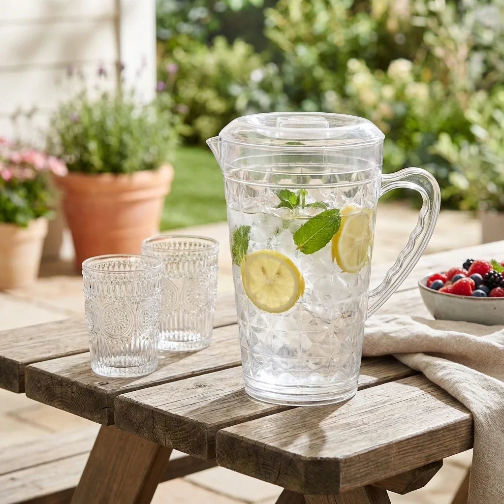 Best mocktail plastic jug with lid - serving pitchers & carafes | 2026 | fast shipping