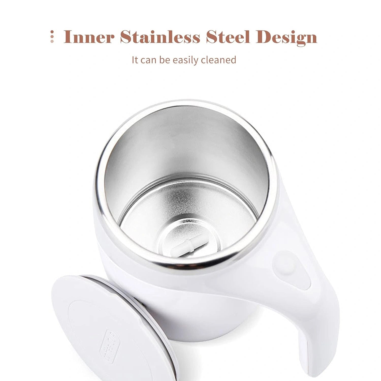 Self stirring coffee mug