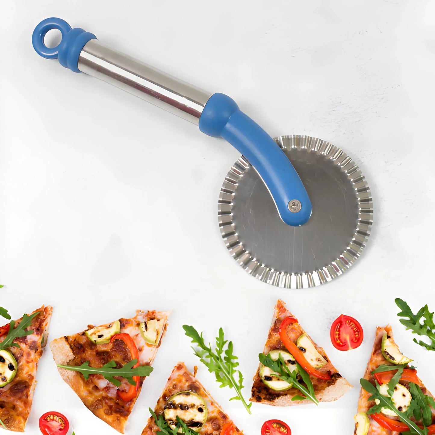 Multi Purpose Use Curly Pizza Cutter - Home & Kitchen