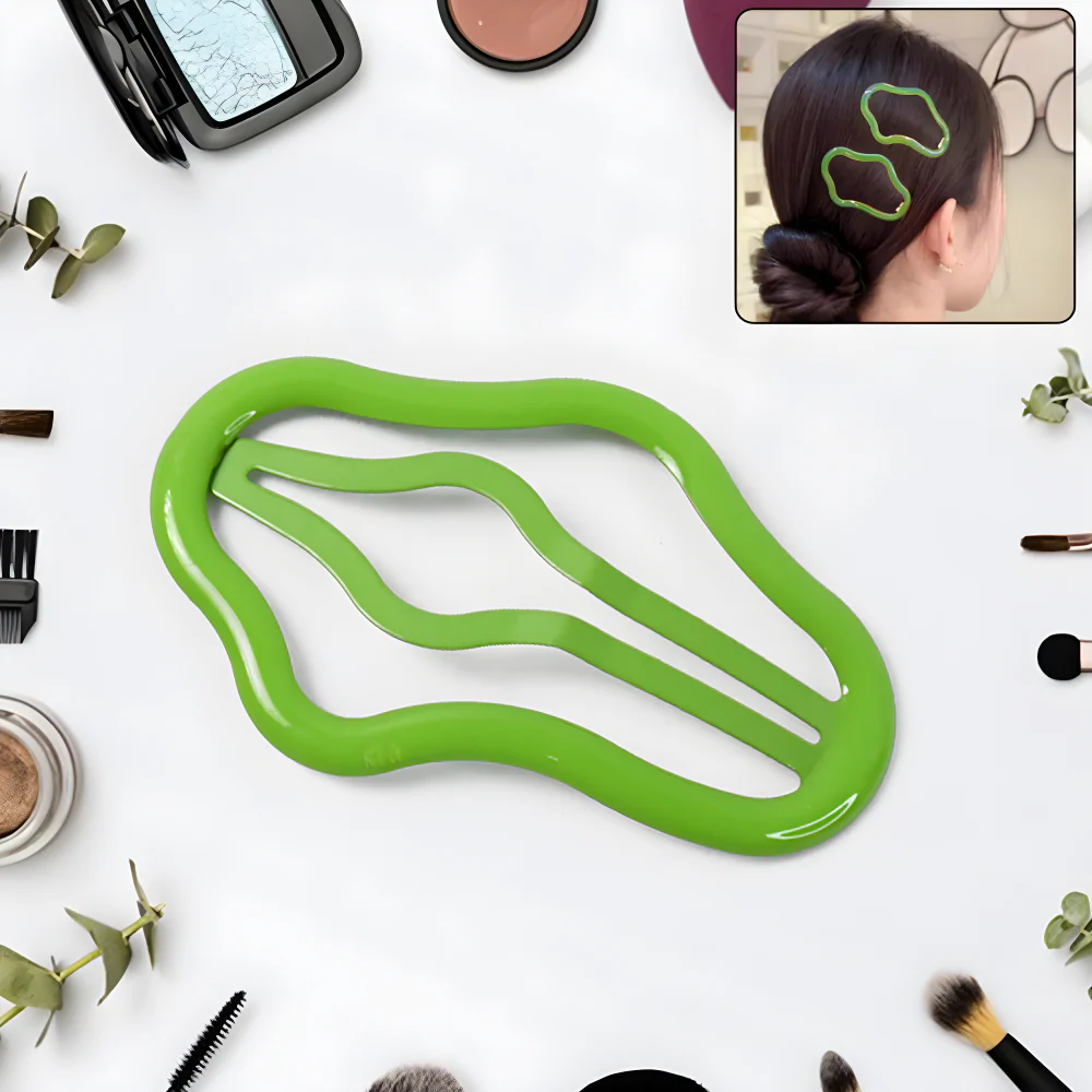 Multicolor Metal Hair Clip - Health & Personal Care