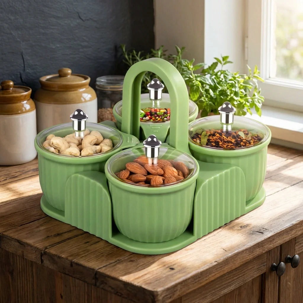 Best multipurpose dryfruit jar set (4 pc set) - food storage containers | 2026 | fast shipping