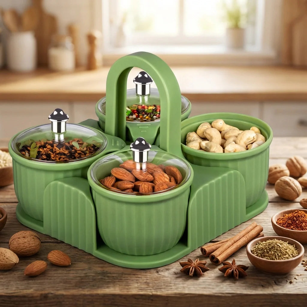 Best multipurpose dryfruit jar set (4 pc set) - food storage containers | 2026 | fast shipping