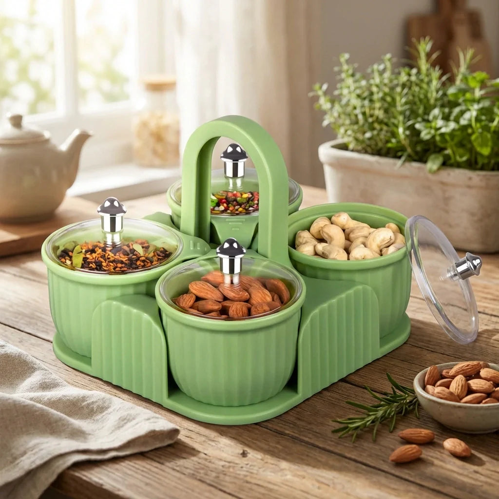 Best multipurpose dryfruit jar set (4 pc set) - food storage containers | 2026 | fast shipping