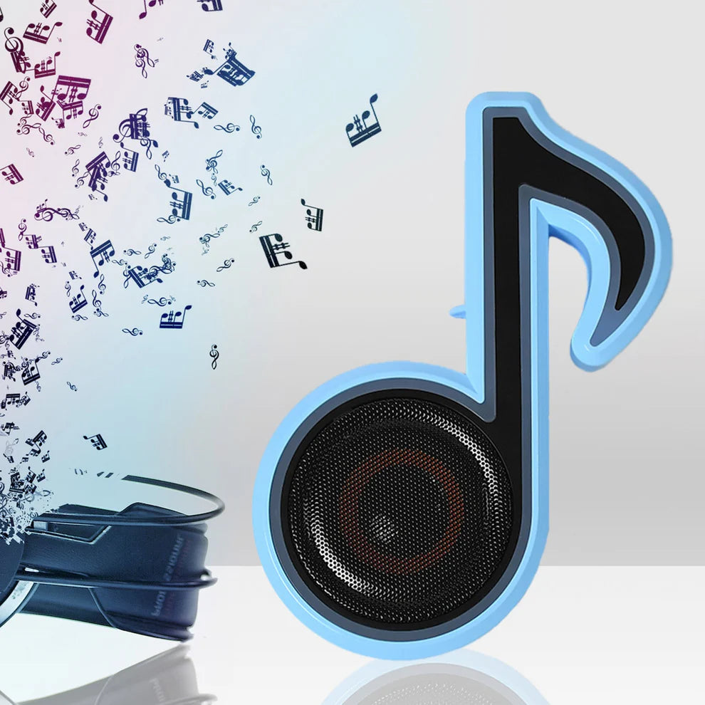 Music note led speaker