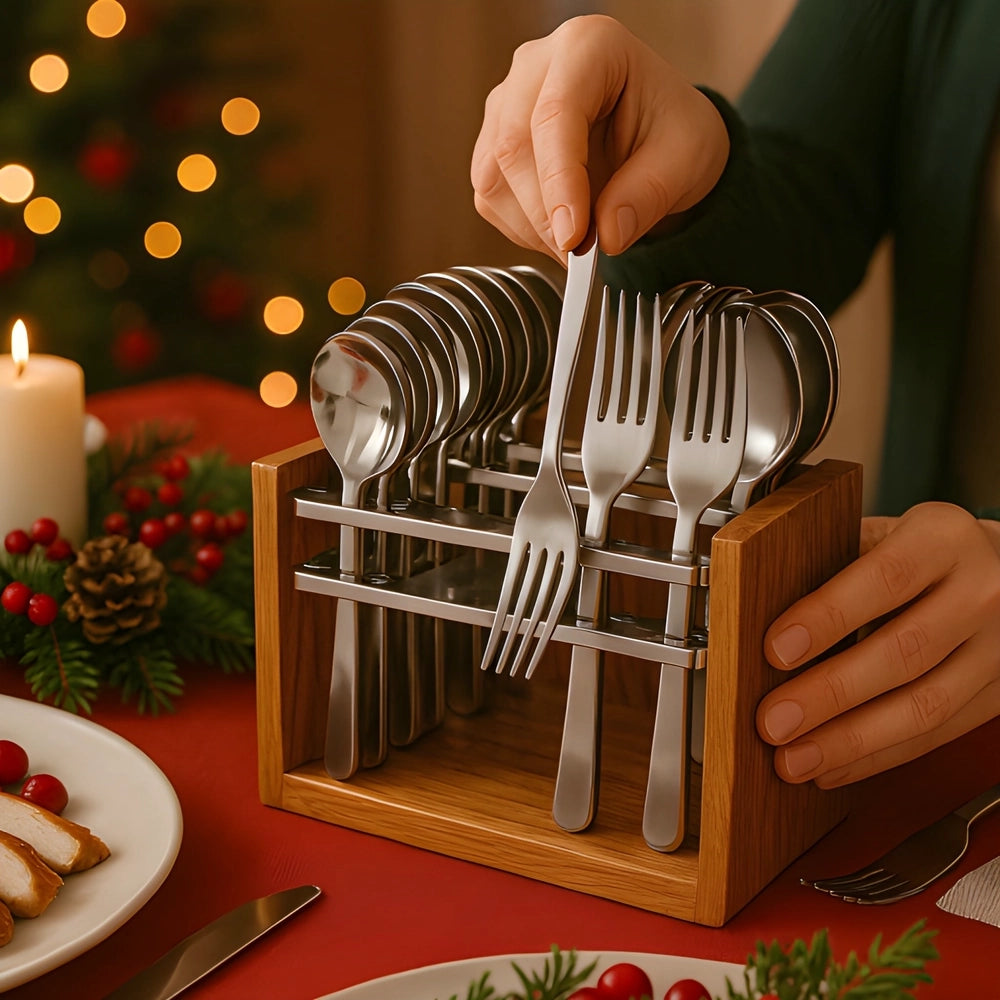 Best elegant stainless steel cutlery set - flatware sets | 2025 | fast shipping