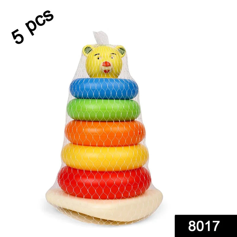 Teddy stacking ring toy