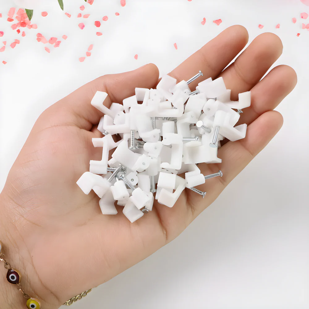 Nail Cable Clip Set - Home Improvement