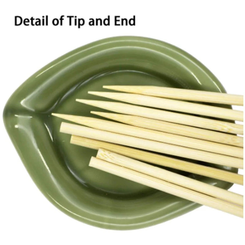 Natural Bamboo BBQ Skewers - Home & Kitchen