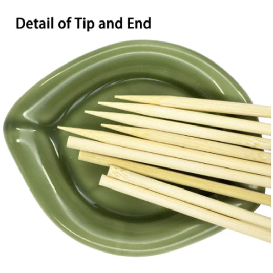 Natural Bamboo BBQ Skewers - Home & Kitchen