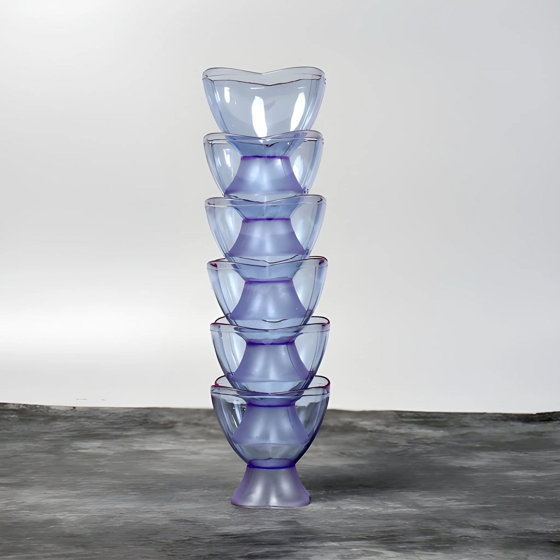 Glass Dessert Bowl Set - Home & Kitchen