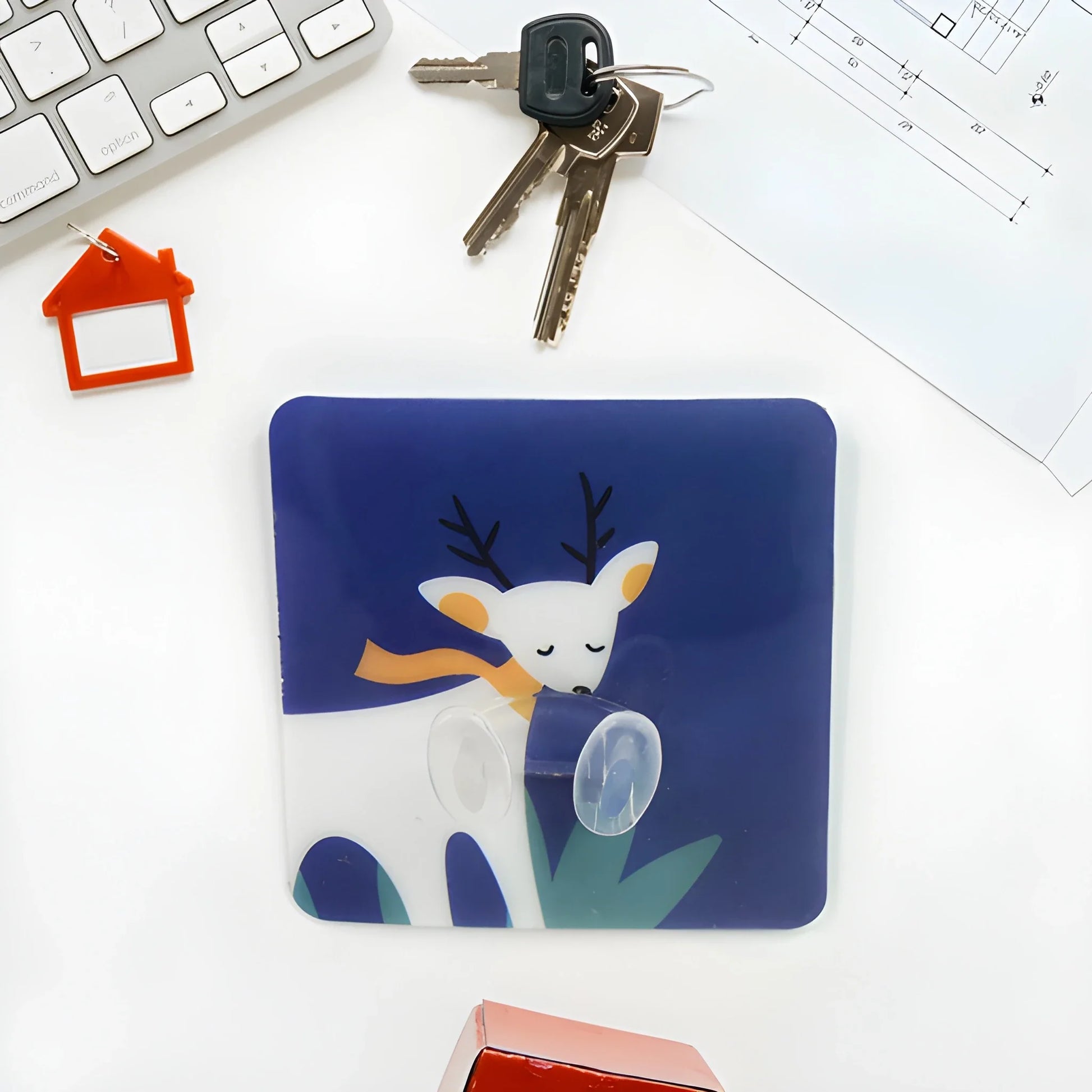 No-Drill Adhesive Wall Hooks - Home Improvement