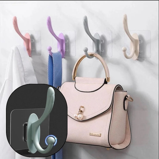 No-Drill Adhesive Wall Hooks - Home Improvement