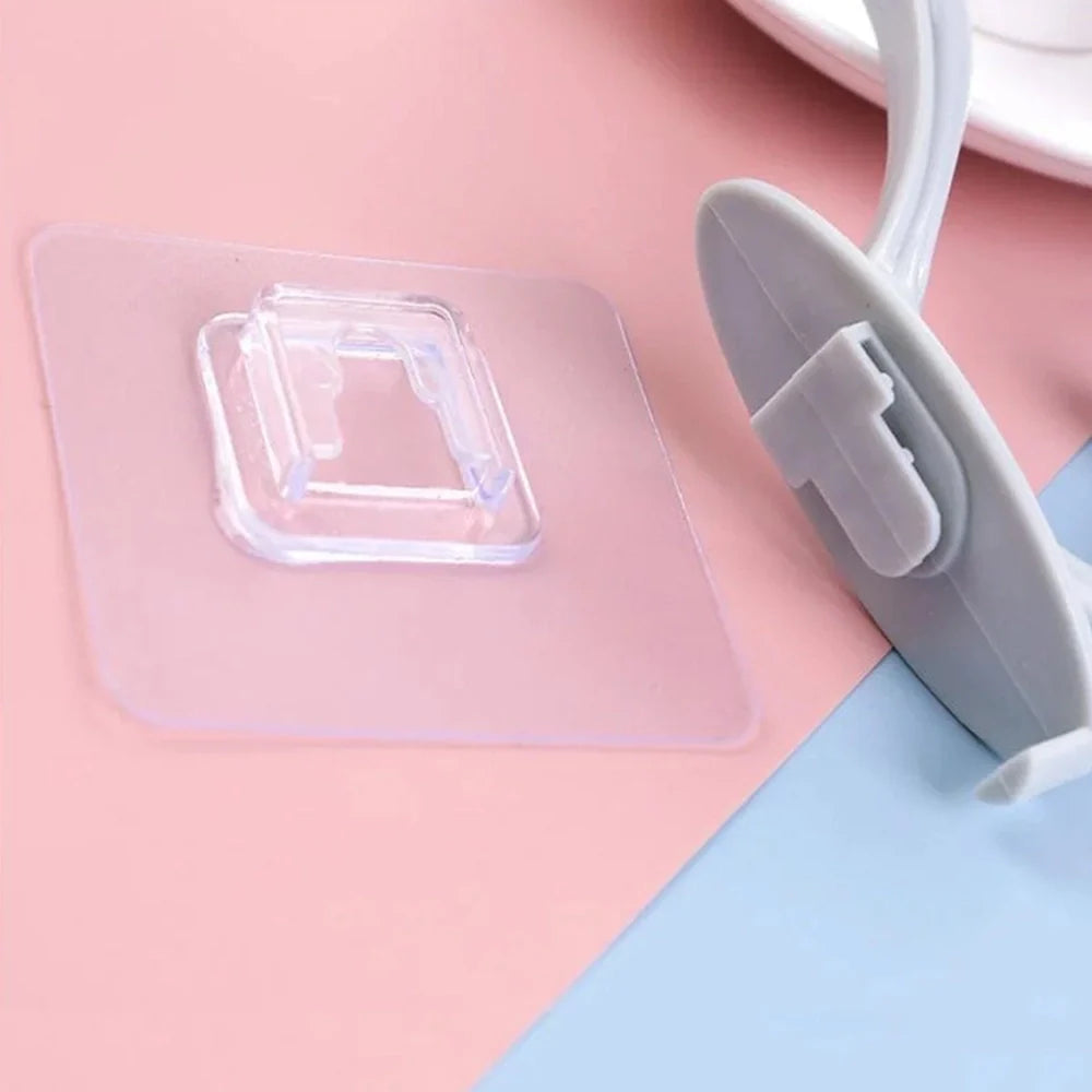 No-Drill Adhesive Wall Hooks - Home Improvement