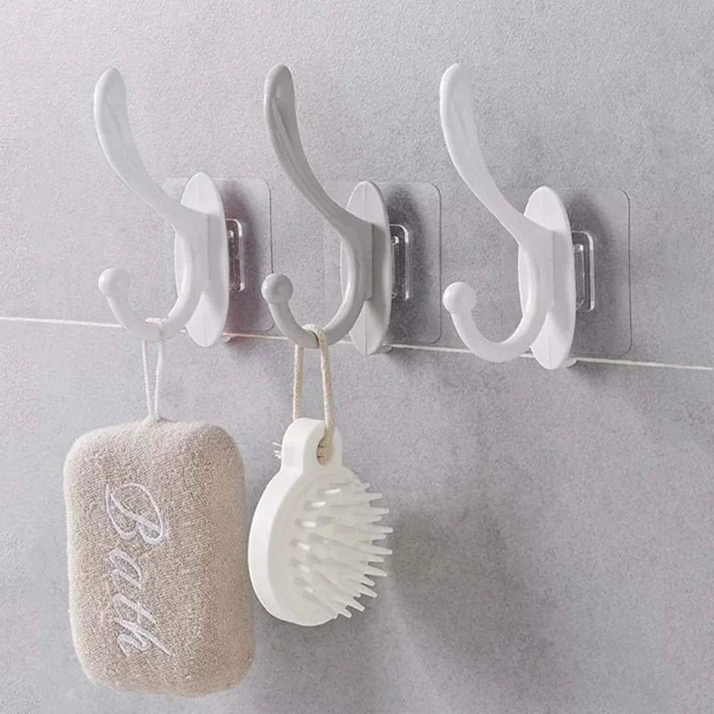 No-Drill Adhesive Wall Hooks - Home Improvement