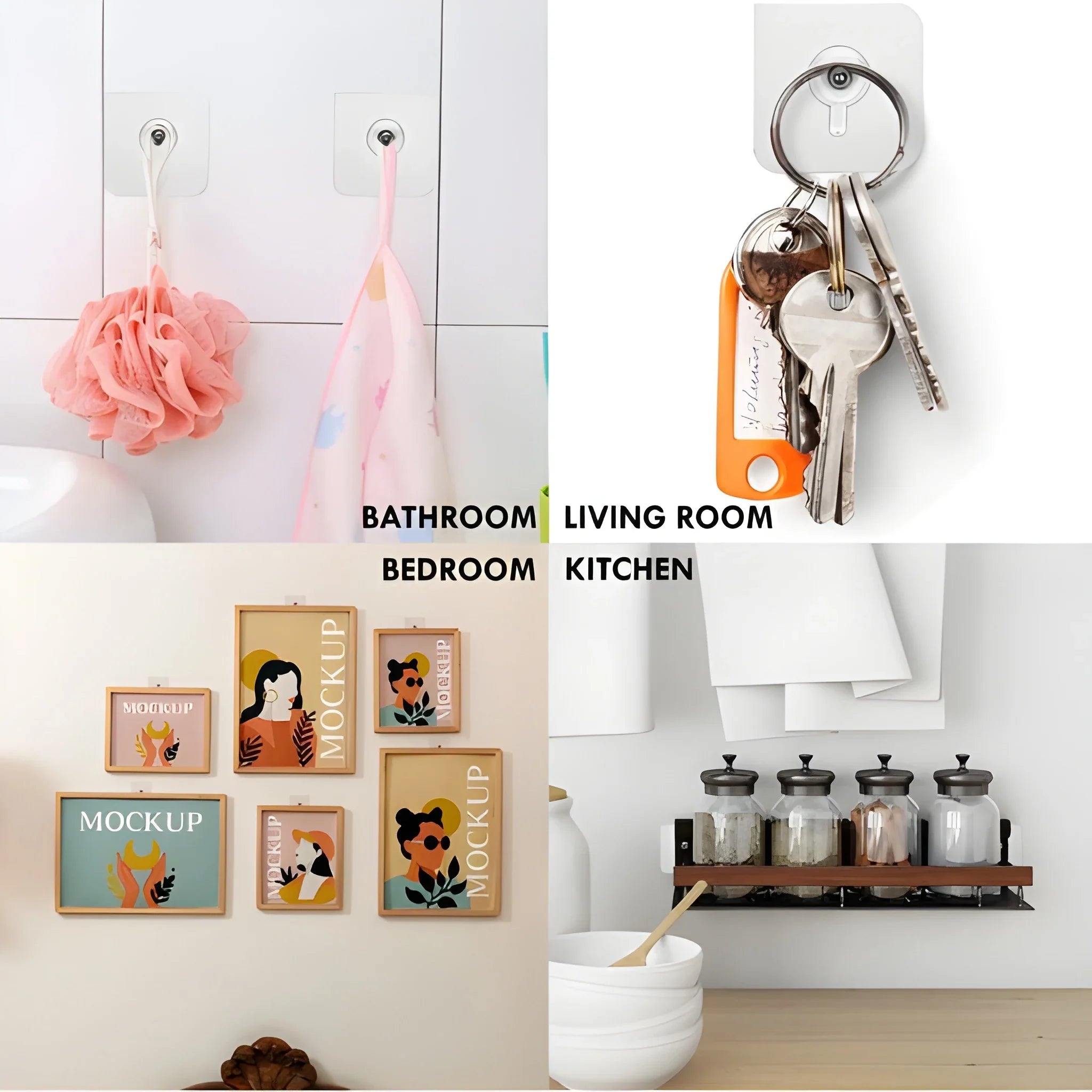 No-Drill Screw Hooks - Home Improvement