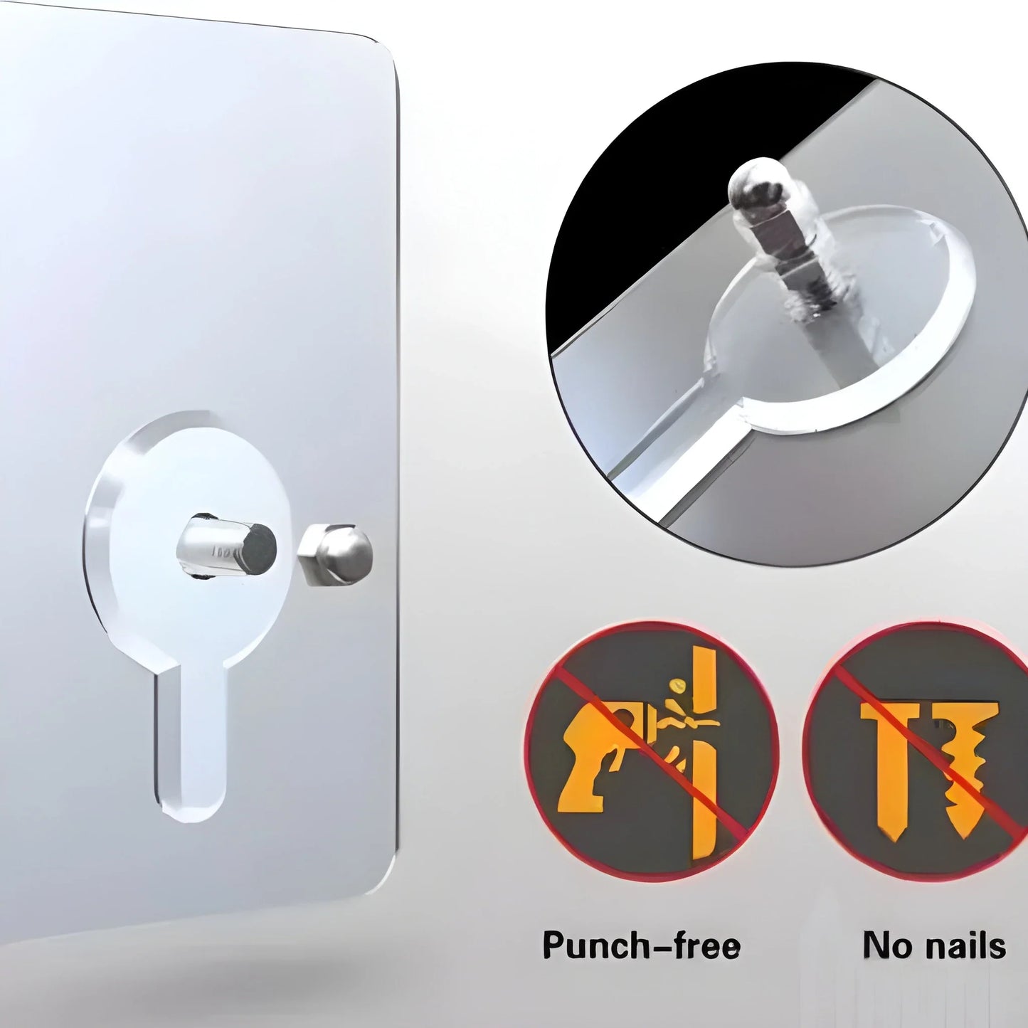 No-Drill Screw Hooks - Home Improvement