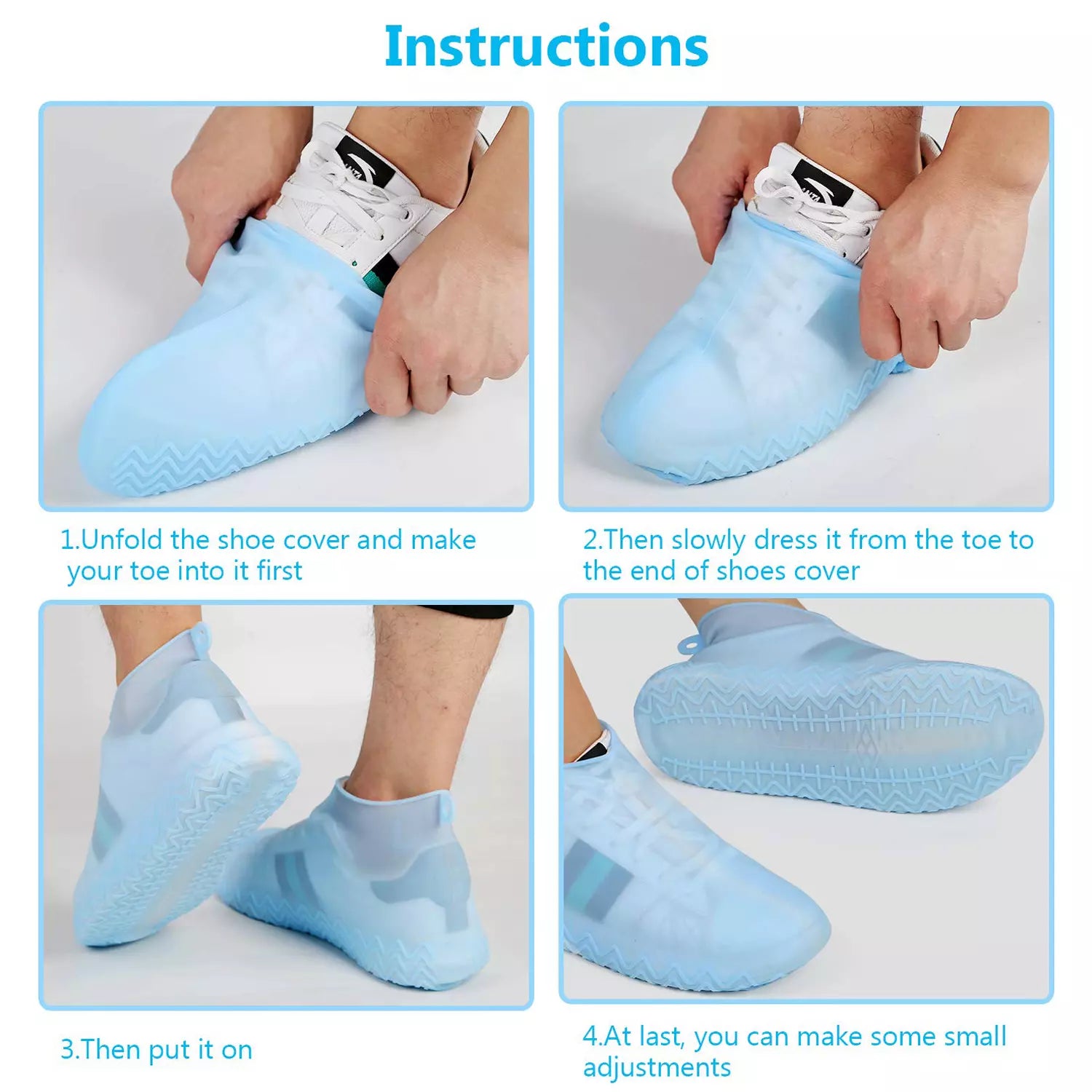 Best non-slip silicone shoe covers - 2025 | fast shipping